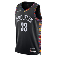 Brooklyn Nets Nike 2025/26 City Edition Swingman Jersey - Black - Nic Claxton