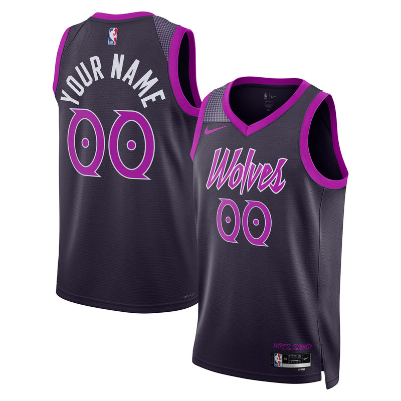 Nike Minnesota Timberwolves 2025/26 City Edition Swingman Jersey - Custom