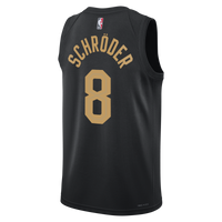 Cleveland Cavaliers Jordan Brand Statement Edition Swingman Jersey - Black - Dennis Schröder
