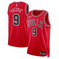 Chicago Bulls Nike Icon Edition Swingman Jersey - Red - Nikola Vu?evi?
