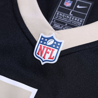 New Orleans Saints Alvin Kamara Nike Black Game Jersey