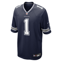 Dallas Cowboys Number 1 Dad Nike Navy Game Jersey