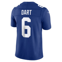 New York Giants Jaxson Dart Nike Royal Team Vapor F.U.S.E. Stitched Limited Jersey