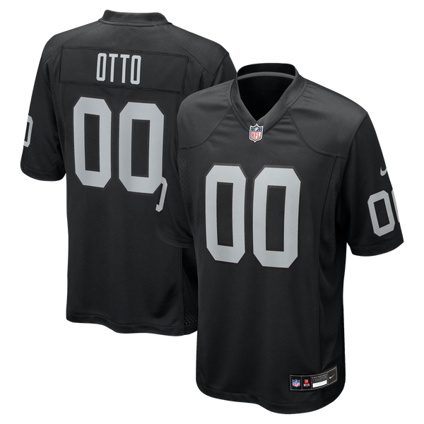 Las Vegas Raiders Jim Otto Nike Black Game Retired Player Jersey