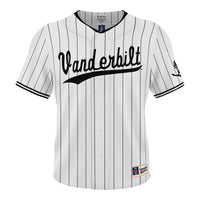 GameDay Greats White Vanderbilt Commodores Lightweight Collegiate Baseball Fashion Jersey