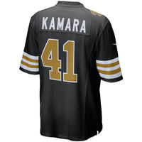 New Orleans Saints Alvin Kamara Nike Black Alternate Game Jersey