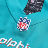 Miami Dolphins Nike Aqua Custom Game Jersey