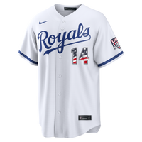 Fourth of July Kansas City Royals Jac Caglianone Nike White USA 250 Stadium Jersey