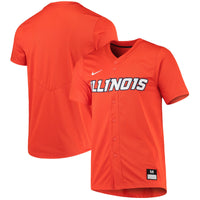 Nike Orange Illinois Fighting Illini Replica Baseball Jersey