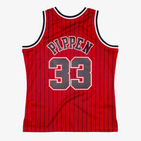Chicago Bulls Mitchell & Ness Scottie Pippen 1995 Reload Swingman Authentic Jersey - Scarlet