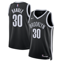 Brooklyn Nets Nike Icon Swingman Jersey- Black - Julius Randle