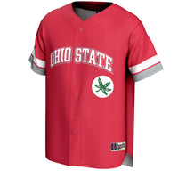 GameDay Greats Scarlet Ohio State Buckeyes Spirit Baseball Jersey