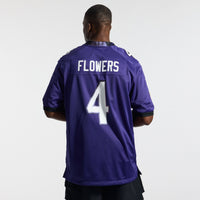 Baltimore Ravens Zay Flowers Nike Purple Team Game Jersey