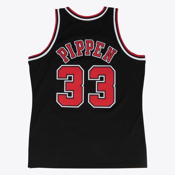 Chicago Bulls Scottie Pippen 1997-98 Hardwood Classics Alternate Swingman Jersey By Mitchell & Ness - Black -