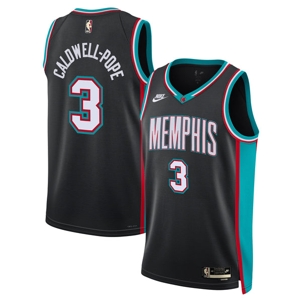 Memphis Grizzlies Nike Classic Edition Jersey - Black - Kentavious Caldwell-Pope