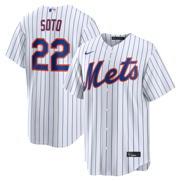 New York Mets Juan Soto Nike White Home Replica Jersey