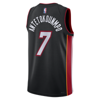 Miami Heat Nike Icon Edition Swingman Jersey - Black - Giannis Antetokounmpo