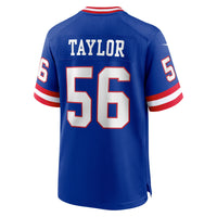 New York Giants Lawrence Taylor Nike Royal Classic Retired Player Game Jersey