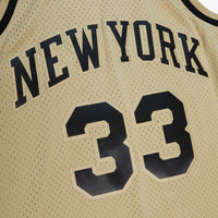 New York Knicks Mitchell & Ness Patrick Ewing 1991 Swingman Jersey - Khaki