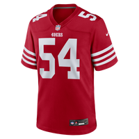 San Francisco 49ers Fred Warner Nike Scarlet Team Game Player Jersey