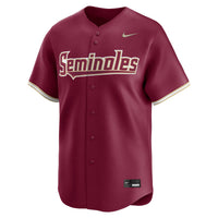 Nike Garnet Florida State Seminoles Baseball Limited Jersey