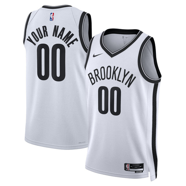 Brooklyn Nets Nike Association Swingman Jersey - Custom