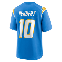 Los Angeles Chargers Justin Herbert Nike Powder Blue Player Game Jersey