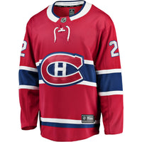 Montreal Canadiens Cole Caufield Fanatics Red Home Breakaway Replica Jersey