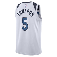 Minnesota Timberwolves Nike Association Edition Swingman Jersey - White - Anthony Edwards