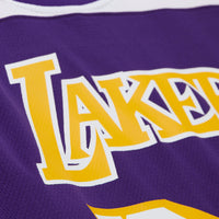 Los Angeles Lakers Mitchell & Ness Shaquille O'Neal 1997 Maxxed Out Fashion Hockey Jersey - Purple