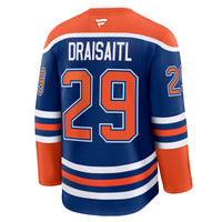 Edmonton Oilers Leon Draisaitl Fanatics Royal Home Premium Jersey