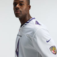 Baltimore Ravens Zay Flowers Nike White Game Jersey