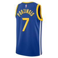 Golden State Warriors Nike Icon Edition Swingman Jersey - Royal - Kristaps Porzi??is