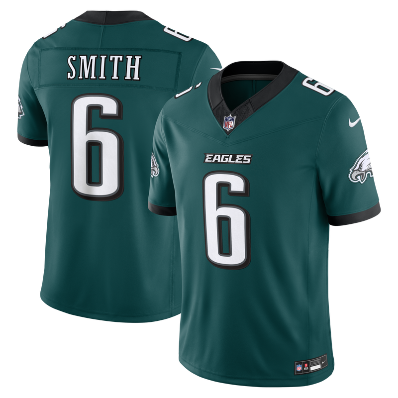 Philadelphia Eagles DeVonta Smith Nike Midnight Green Team Vapor F.U.S.E. Stitched Limited Jersey