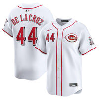 Cincinnati Reds Elly De La Cruz Nike White Home Limited Player Jersey