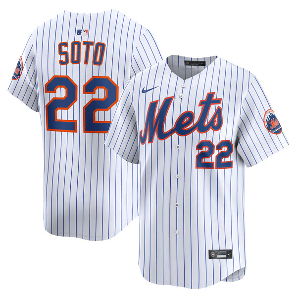 New York Mets Juan Soto Nike White Home Limited Jersey