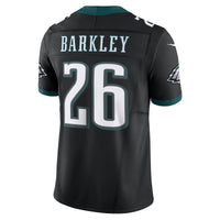 Philadelphia Eagles Saquon Barkley Nike Black Vapor F.U.S.E. Limited Jersey