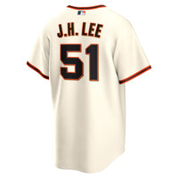 San Francisco Giants Jung Hoo Lee Nike Cream Home Replica Player Jersey