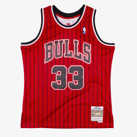 Chicago Bulls Mitchell & Ness Scottie Pippen 1995 Reload Swingman Authentic Jersey - Scarlet