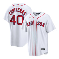 Boston Red Sox Willson Contreras Nike White Home Replica Jersey
