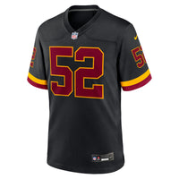 Washington Commanders Sonny Styles Nike Black Game Player Jersey