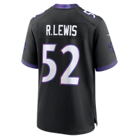 Baltimore Ravens Ray Lewis Nike Black Alternate Retired Player Game Jersey