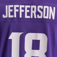 Minnesota Vikings Justin Jefferson Nike Purple Player Game Jersey