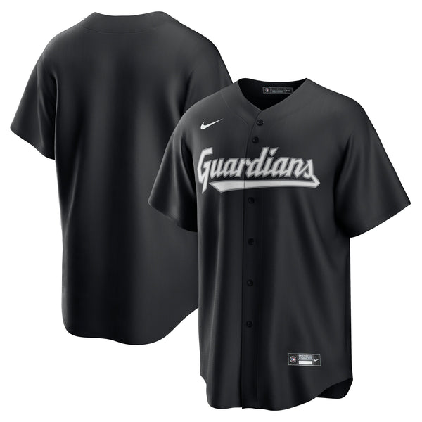 Cleveland Guardians Nike Black Replica Jersey