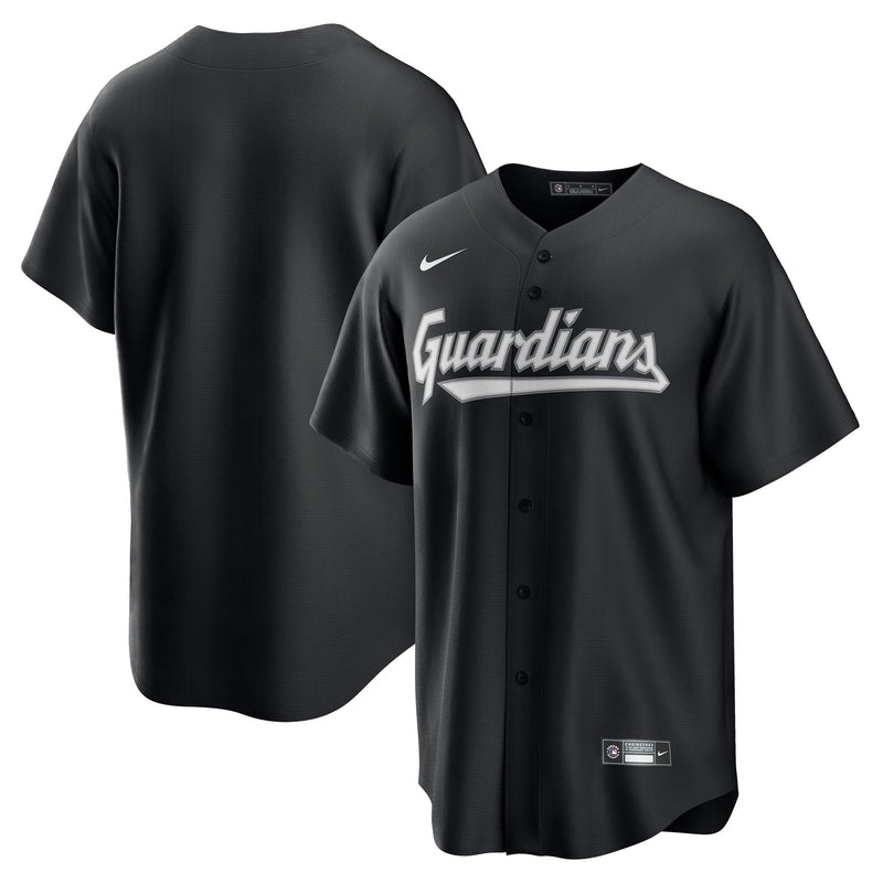 Cleveland Guardians Nike Black Replica Jersey