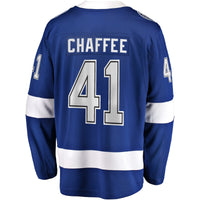 Tampa Bay Lightning Mitchell Chaffee Fanatics Blue Home Premier Breakaway Player Jersey