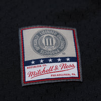 Mitchell & Ness Black Alabama Crimson Tide On The Clock Full-Button Fashion Jersey
