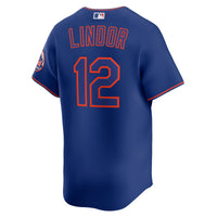 New York Mets Francisco Lindor Nike Royal Alternate Limited Player Jersey