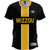 GameDay Greats Black Missouri Tigers Lightweight Soccer Fashion Jersey