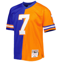 Denver Broncos John Elway Mitchell & Ness Royal/Orange 1990 Split Legacy Replica Jersey